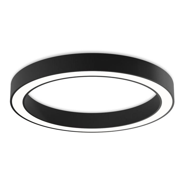 LED2 - Світлодіодний стельовий світильник з регулюванням яскравості SATURN LED/60W/230V 3000K/4000K чорний