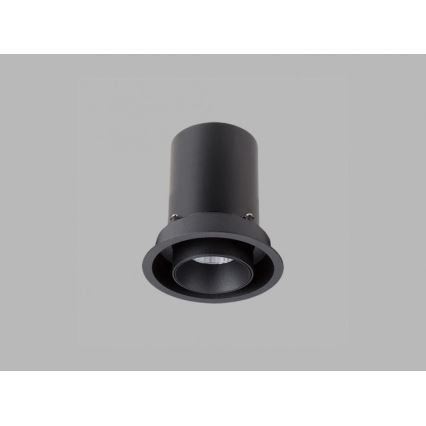 LED2 - LED Точковий вбудований стельовий світильник HIDE LED/20W/230V CRI 90 чорний