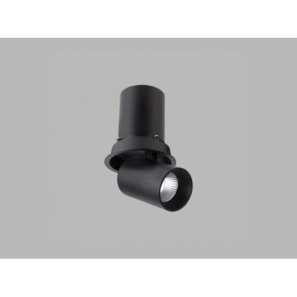 LED2 - LED Точковий вбудований стельовий світильник HIDE LED/20W/230V CRI 90 чорний