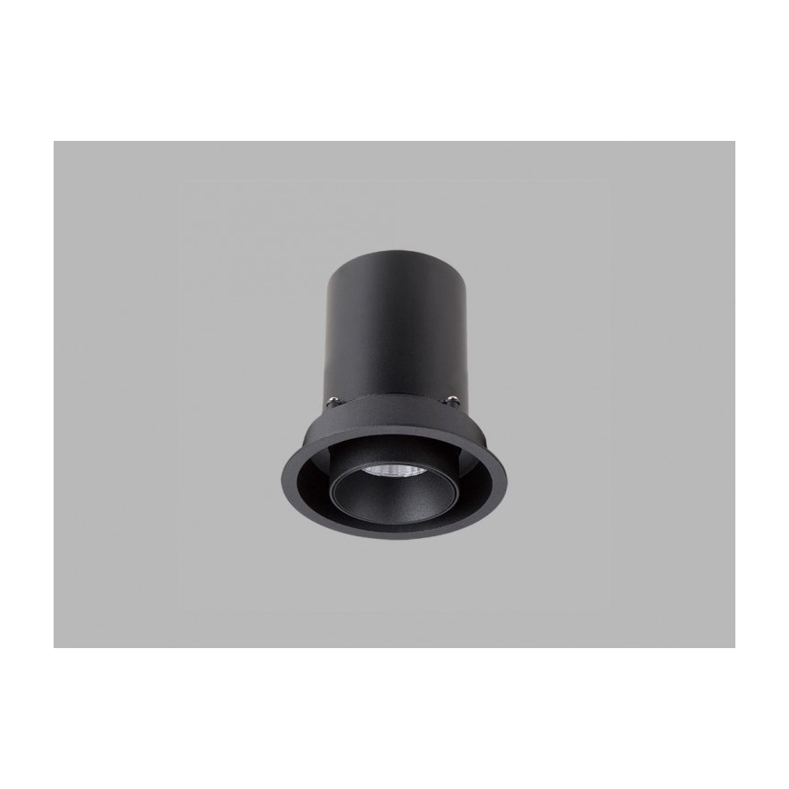 LED2 - LED Точковий вбудований стельовий світильник HIDE LED/20W/230V CRI 90 чорний