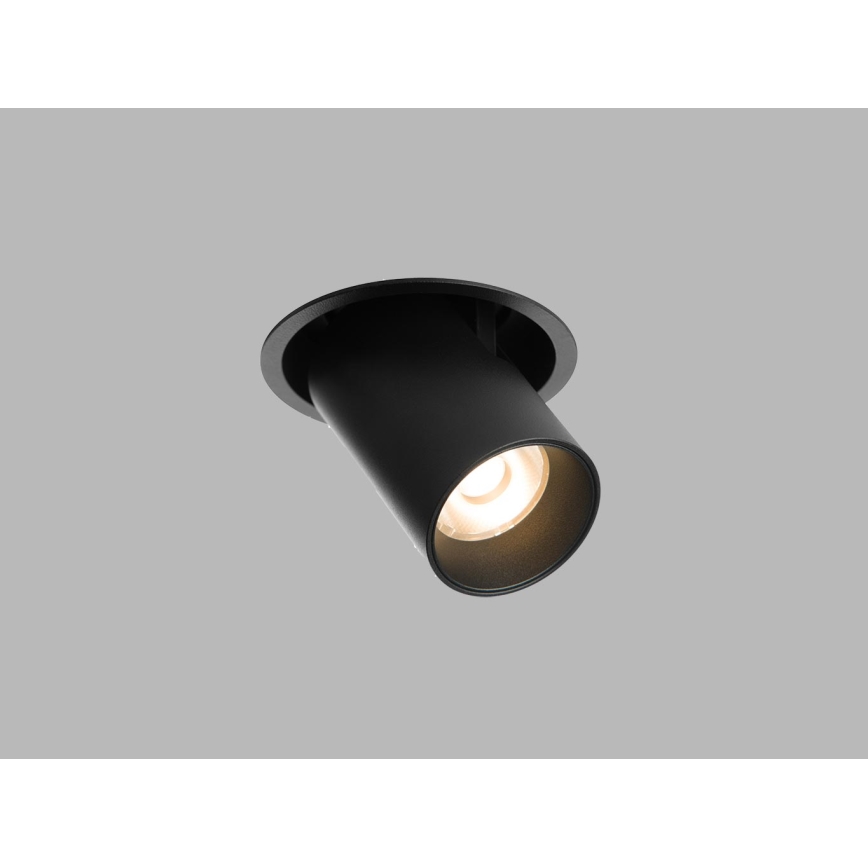 LED2 - LED Точковий вбудований стельовий світильник HIDE LED/20W/230V CRI 90 чорний