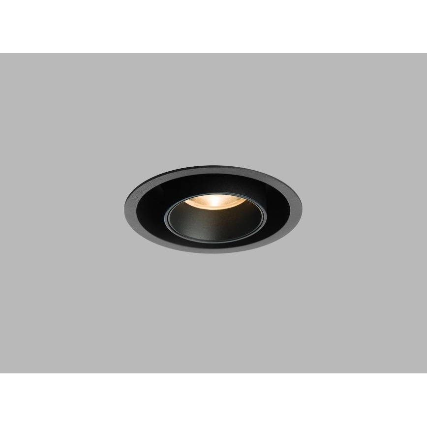 LED2 - LED Точковий вбудований стельовий світильник HIDE LED/20W/230V CRI 90 чорний