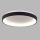 LED2 - Світлодіодний стельовий світильник BELLA SLIM LED/38W/230V 3000/4000K чорна