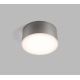 LED2 - Світлодіодний стельовий світильник BUTTON LED/17W/230V срібна
