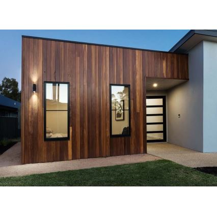 LED2 - Уличный настенный светильник MIDO 1xGU10/50W/230V антрацит IP54