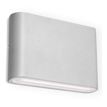 LED2 - Уличный светодиодный настенный светильник FLAT 2xLED/3W/230V IP65 3000K/4000K/5700K белый