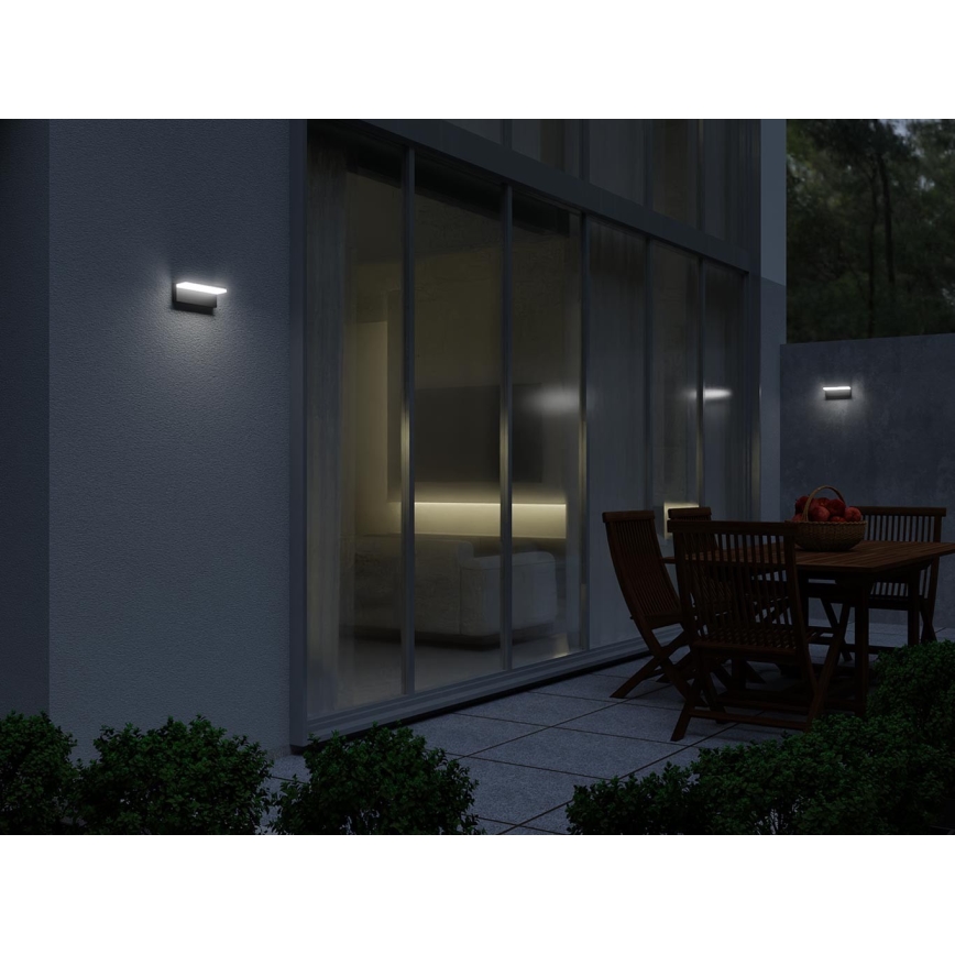 LED2 - Уличный светодиодный настенный светильник HUGO LED/9W/230V IP54 3000K/4000K