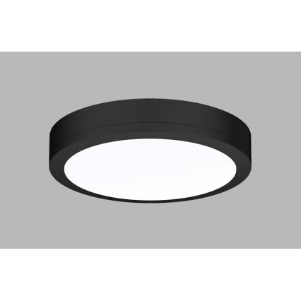 LED2 - Уличный светодиодный потолочный светильник с датчиком KERY LED/18W/230V IP65 черный