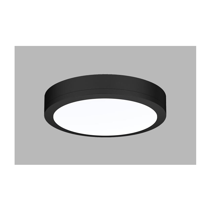 LED2 - Уличный светодиодный потолочный светильник с датчиком KERY LED/18W/230V IP65 черный