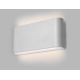 LED2 - Уличный светодиодный настенный светильник FLAT 2xLED/5W/230V IP65