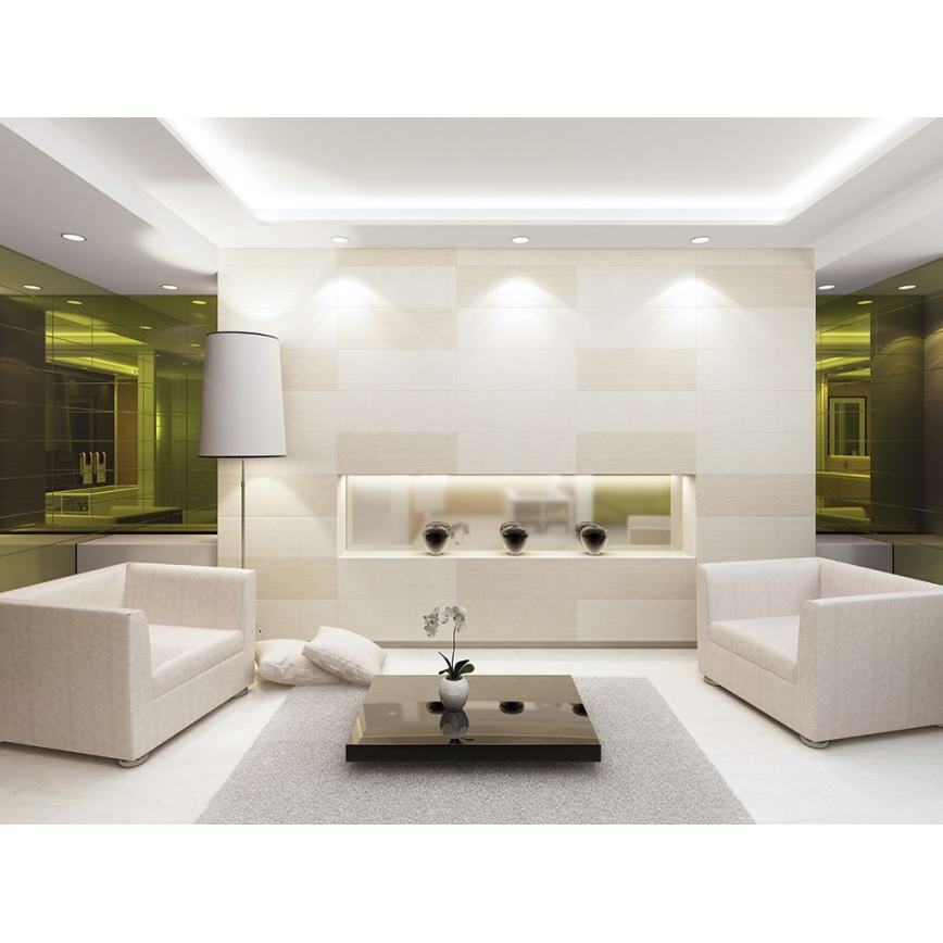 LED2 - Вбудований стельовий LED світильник для ванної SLIM LED/10W/230V IP43 CRI 90