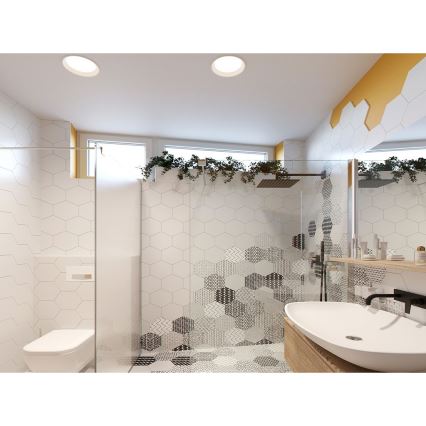LED2 - Вбудований стельовий LED світильник для ванної ZETA LED/25W/230V 3000K IP44