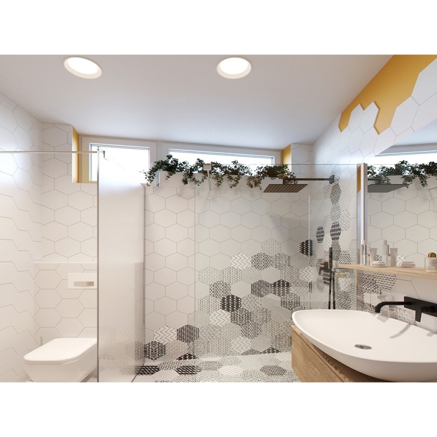 LED2 - Вбудований стельовий LED світильник для ванної ZETA LED/25W/230V 3000K IP44
