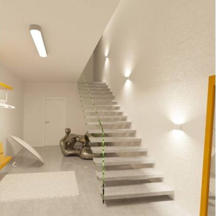 LED2 - Вуличний настінний LED світильник FLAT 2xLED/5W/230V IP65