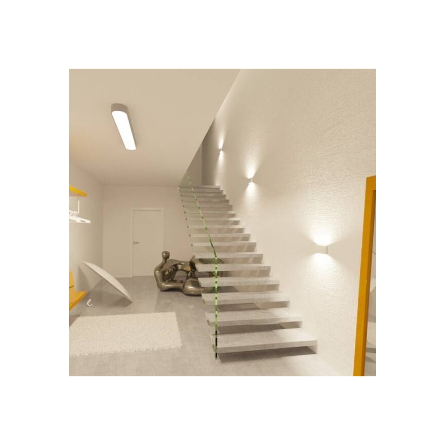 LED2 - Вуличний настінний LED світильник FLAT 2xLED/5W/230V IP65