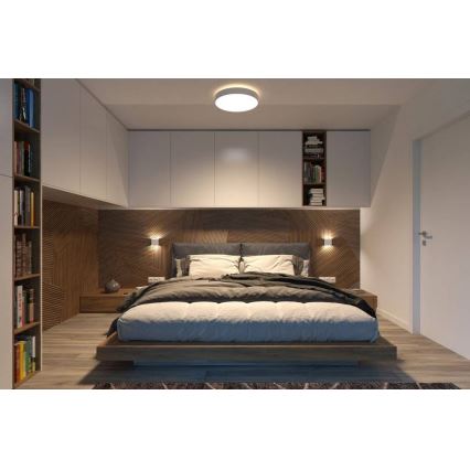 LED2 - Вуличний світлодіодний настінний світильник FLAT 2xLED/3W/230V IP65 3000K/4000K/5700K білий