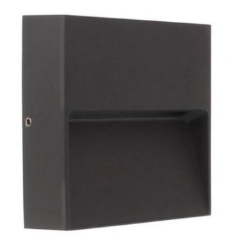 LED2 - Вуличний світлодіодний настінний світильник STEP ON LED/3W/230V антрацит  IP54