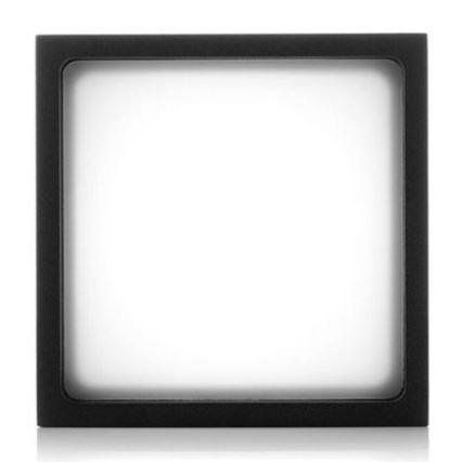 LED2 - Вуличний світлодіодний стельовий світильник CUBE LED/12W/230V антрацит IP54