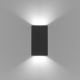 LED2 - Вуличний світлодіодний настінний світильник BLOCK 2xLED/3W/230V IP54