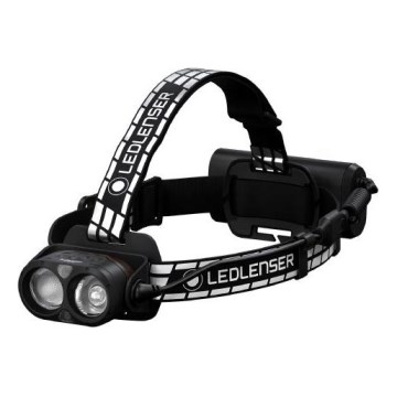 Ledlenser H19R SIGNATURE - диммируемый перезаряжаемый налобный фонарь LED, 4800 mAh, IP68, 4000 лм, до 20 ч работы, черный