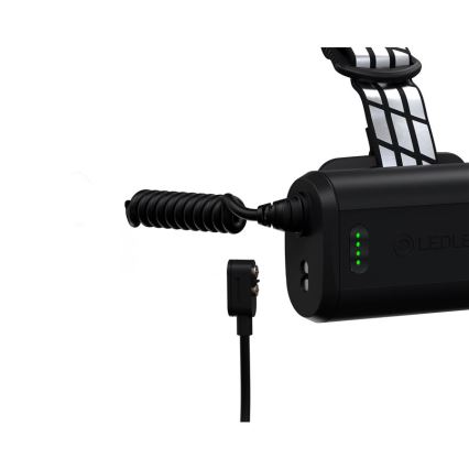 Ledlenser H19R SIGNATURE - диммируемый перезаряжаемый налобный фонарь LED, 4800 mAh, IP68, 4000 лм, до 20 ч работы, черный