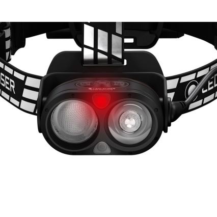Ledlenser H19R SIGNATURE - диммируемый перезаряжаемый налобный фонарь LED, 4800 mAh, IP68, 4000 лм, до 20 ч работы, черный