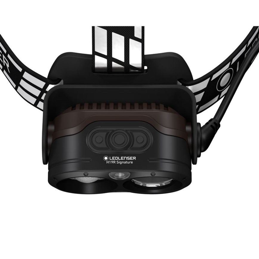 Ledlenser H19R SIGNATURE - диммируемый перезаряжаемый налобный фонарь LED, 4800 mAh, IP68, 4000 лм, до 20 ч работы, черный