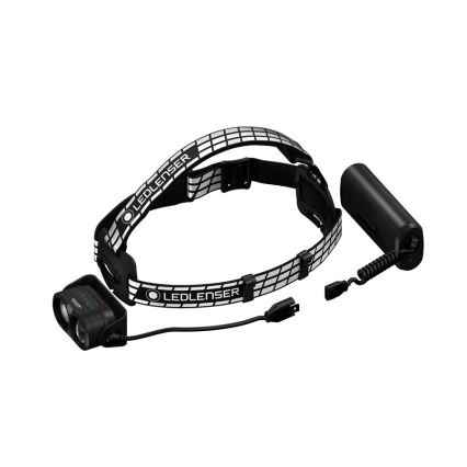 Ledlenser H19R SIGNATURE - диммируемый перезаряжаемый налобный фонарь LED, 4800 mAh, IP68, 4000 лм, до 20 ч работы, черный