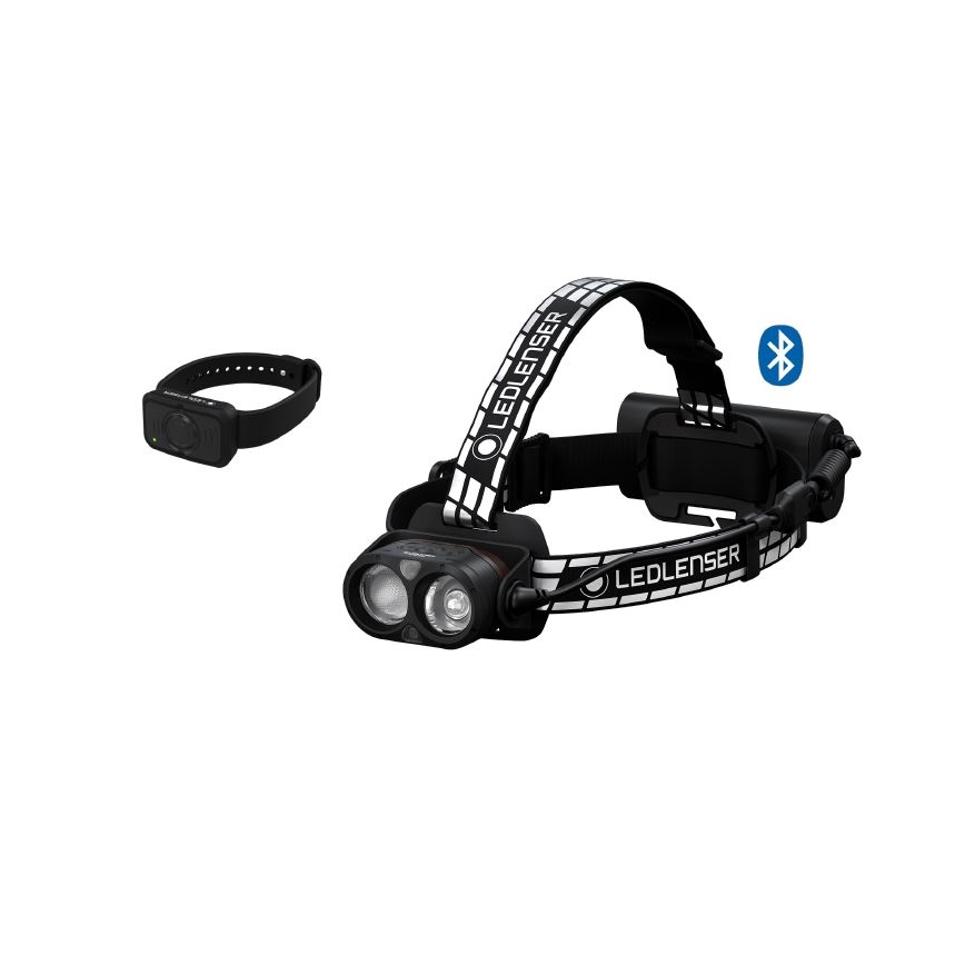 Ledlenser H19R SIGNATURE - диммируемый перезаряжаемый налобный фонарь LED, 4800 mAh, IP68, 4000 лм, до 20 ч работы, черный