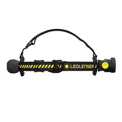 Ledlenser H7R WORK - перезаряджуваний налобний LED-ліхтар із регулюванням яскравості, 4800 mAh, IP67, 1000 lm, до 60 год, чорний