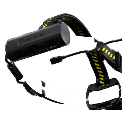 Ledlenser H7R WORK - перезаряджуваний налобний LED-ліхтар із регулюванням яскравості, 4800 mAh, IP67, 1000 lm, до 60 год, чорний