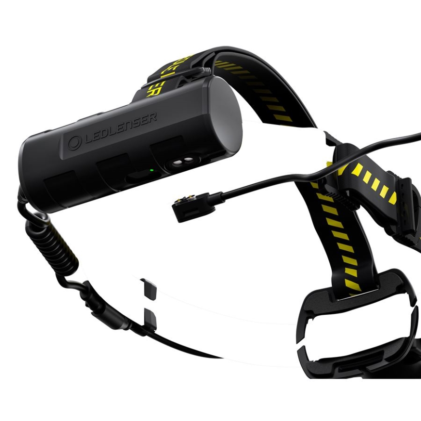 Ledlenser H7R WORK - перезаряджуваний налобний LED-ліхтар із регулюванням яскравості, 4800 mAh, IP67, 1000 lm, до 60 год, чорний