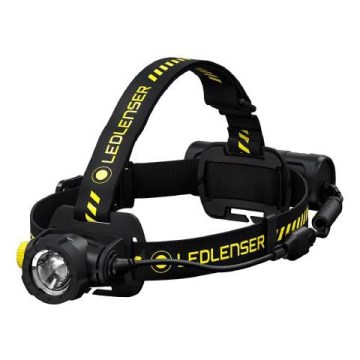 Ledlenser H7R WORK - перезаряджуваний налобний LED-ліхтар із регулюванням яскравості, 4800 mAh, IP67, 1000 lm, до 60 год, чорний