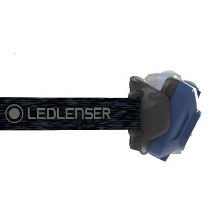 Ledlenser HF4R Core - светодиодная налобная лампа с регулируемой яркостью, перезаряжаемая, 1000 мА·ч, IP68, 500 лм, 35 ч, синий