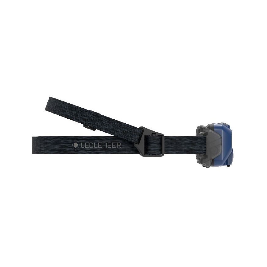 Ledlenser HF6R Core - Світлодіодний налобний ліхтар з регульованою яскравістю, перезаряджуваний, 2000 мА·год, IP68, 800 лм, 60 год, синій