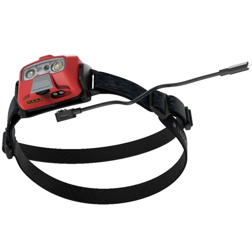 Ledlenser HF6R Core - диммируемый перезаряжаемый светодиодный налобный фонарь LED/2000 мА·ч IP68 800 лм 60 ч красный