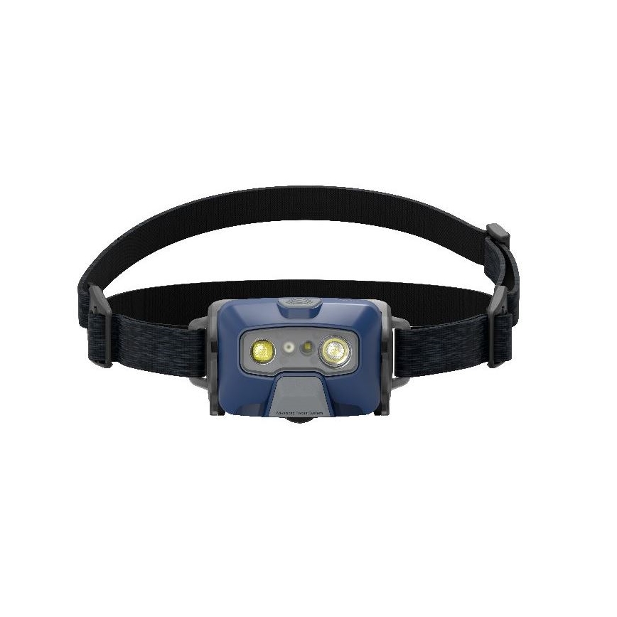 Ledlenser HF6R Core - перезаряжаемый светодиодный налобный фонарь с регулировкой яркости, 2000 мАч, IP68, 800 лм, 60 ч, синий