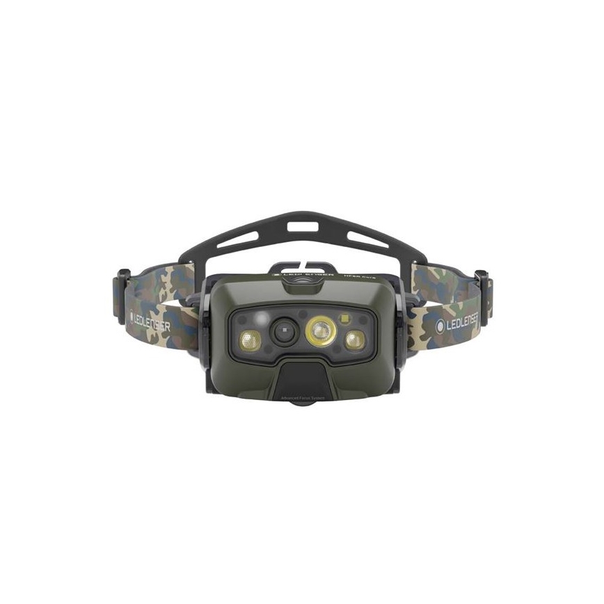Ledlenser HF8R Core RGB - світлодіодний налобний ліхтар із регульованою яскравістю, перезаряджуваний LED/3700 mAh IP68 1600 lm 90h зелений