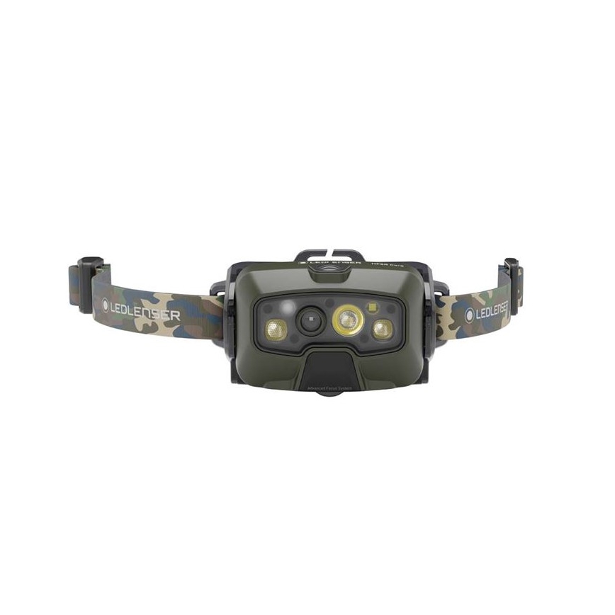 Ledlenser HF8R Core RGB - світлодіодний налобний ліхтар із регульованою яскравістю, перезаряджуваний LED/3700 mAh IP68 1600 lm 90h зелений