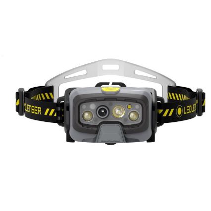 Ledlenser HF8R Work - перезаряджуваний налобний LED-ліхтар з регульованою яскравістю, акумулятор 3700 mAh, IP68, 1600 лм, 90 год, чорний