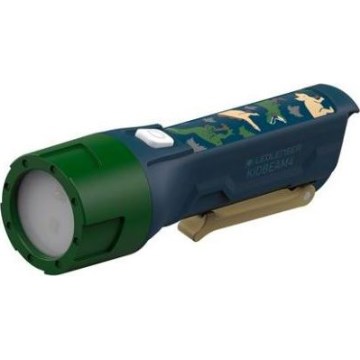 Ledlenser KIDBEAM4 DINO - Светодиодный детский фонарик с регулировкой яркости LED/2xAAA IP44 зелёный