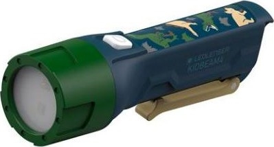 Ledlenser KIDBEAM4 DINO - світлодіодний дитячий ліхтарик з регульованою яскравістю LED/2xAAA IP44 зелений