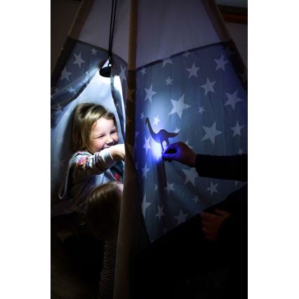 Ledlenser KIDCAMP6 RAINBOW - диммируемая переносная LED-лампа LED/3xAAA IP44 синяя