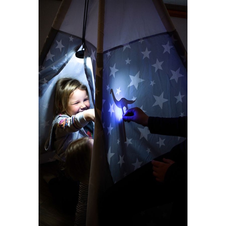 Ledlenser KIDCAMP6 RAINBOW - диммируемая переносная LED-лампа LED/3xAAA IP44 синяя