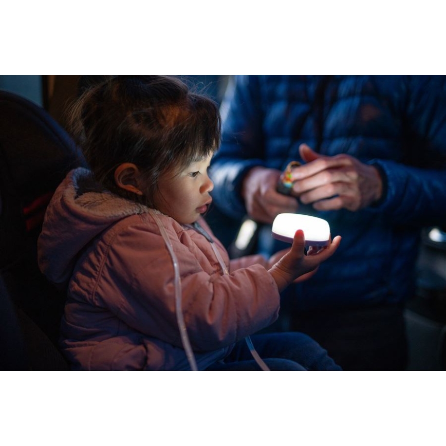 Ledlenser KIDCAMP6 RAINBOW - світлодіодна переносна лампа з регулюванням яскравості LED/3xAAA IP44, синя