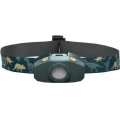 Ledlenser KIDLED2 DINO - LED регульований дитячий налобний ліхтар LED/1xAAA IPX4 40 lm 20 h зелений