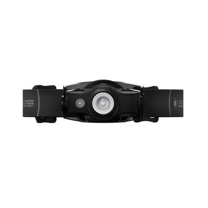 Ledlenser MH4 — налобний ліхтар з регулюванням яскравості, перезаряджувальний, LED, 750 mAh, IP54, 400 lm, 35 год, чорний