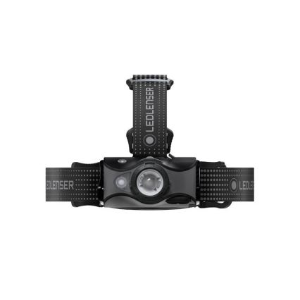 Ledlenser MH7 - LED регульований перезаряджуваний налобний ліхтар LED/1550 mAh IP54 600 лм 40 год чорний/сірий