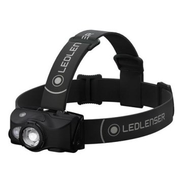 Ledlenser MH8 - налобный фонарь с регулировкой яркости, перезаряжаемый, LED/2xAA/1550 мА·ч, IP54, 600 лм, 60 ч, черный
