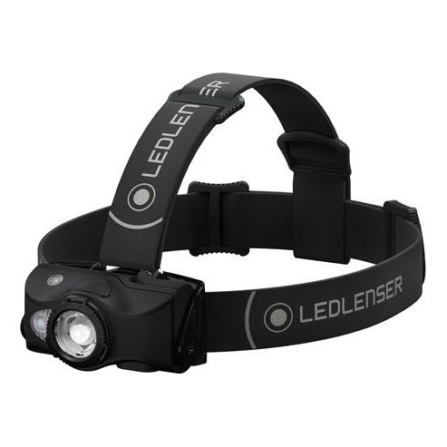 Ledlenser MH8 - перезаряджуваний світлодіодний налобний ліхтар з регульованою яскравістю LED/2xAA/1550 мА·год IP54 600 лм 60 годин чорний